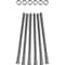 Ekena Millwork Premium 1/2" Barn Door Flat Track Extension Hardware for 1 3/4" Door, Flint Gray GB60014EFG - alternate 1